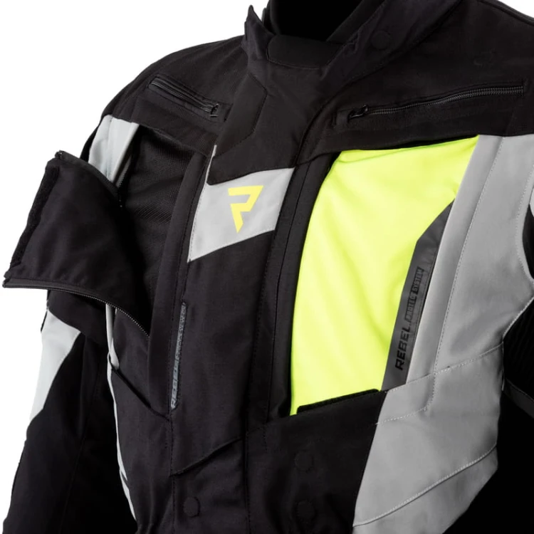Kurtka Rebelhorn Hardy II Black/Grey/Fluo Yellow