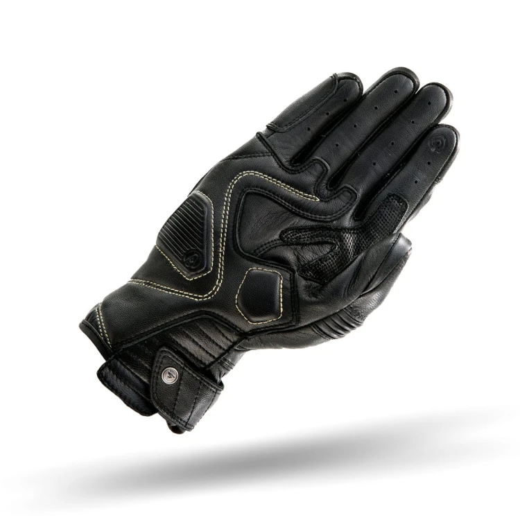 Rękawice skórzane Shima Aviator Dark Brown