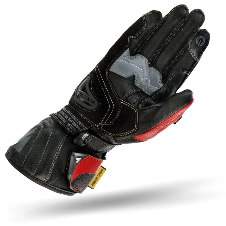 Rękawice skórzane Shima STR-2 Black Red