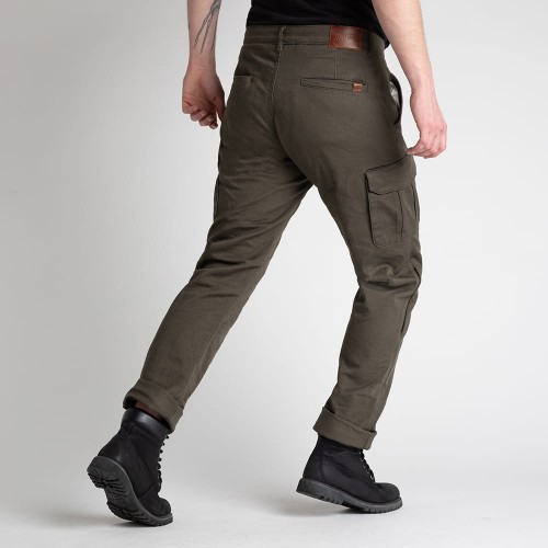 Motocyklowe Jeansy Broger Alaska Olive