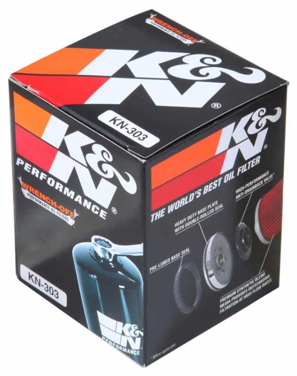 Filtr oleju K&N KN303 YAMAHA HONDA KAWASAKI