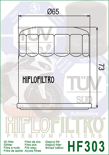 Filtr oleju Hiflofiltro HF303C