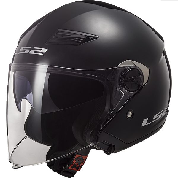 Kask motocyklowy otwarty LS2 OF569.2 Track Black