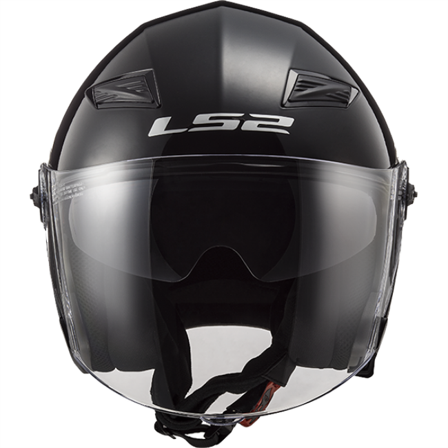Kask motocyklowy otwarty LS2 OF569.2 Track Black