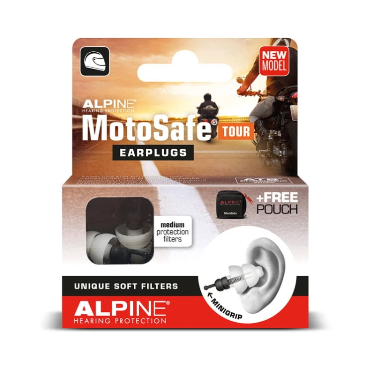 Zatyczki motocyklowe Alpine MotoSafe Tour