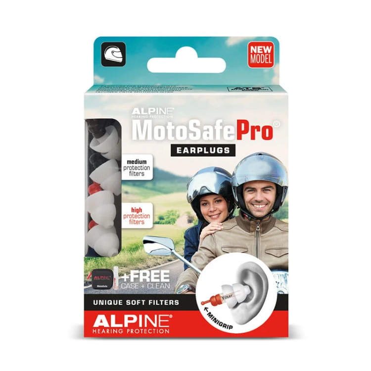 Zatyczki motocyklowe Alpine MotoSafe Pro (Race + Tour)