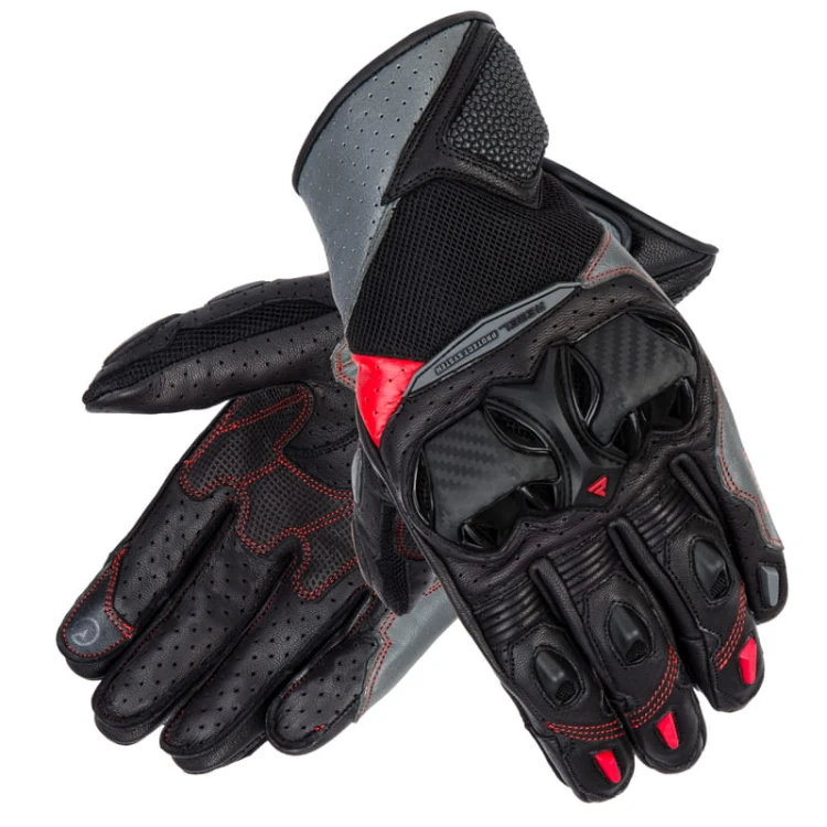 Rękawice Rebelhorn Flux II Black/Grey/Flo Red