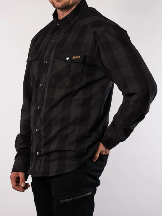 Kurtka koszula Broger Alaska Black/Grey