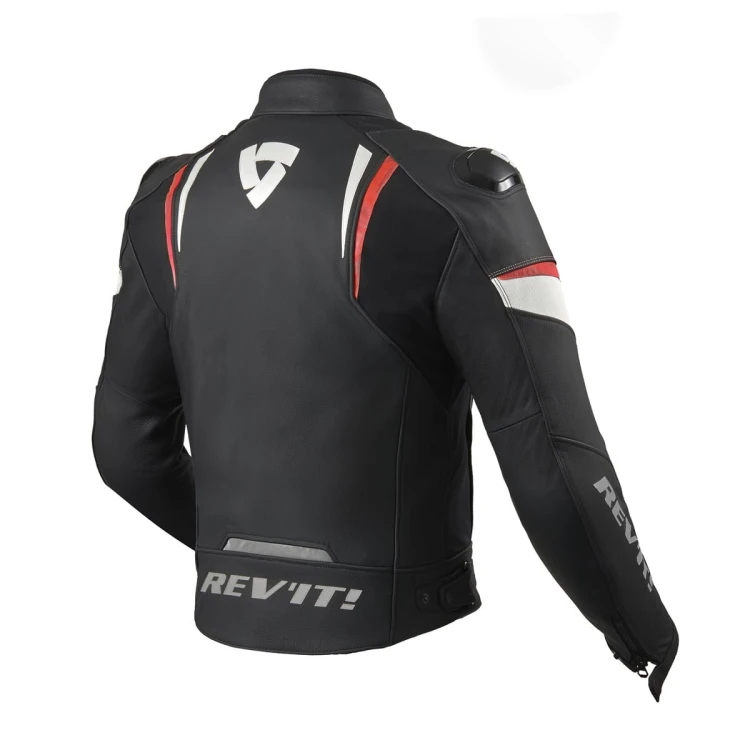 Kurtka Rev'it! Glide Black Neon-Red