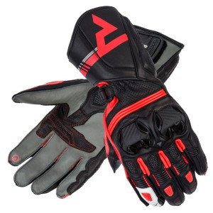 Rękawice Rebelhorn ST Long Black/Grey/Flo Red