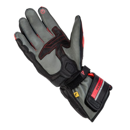 Rękawice Rebelhorn ST Long Black/Grey/Flo Red