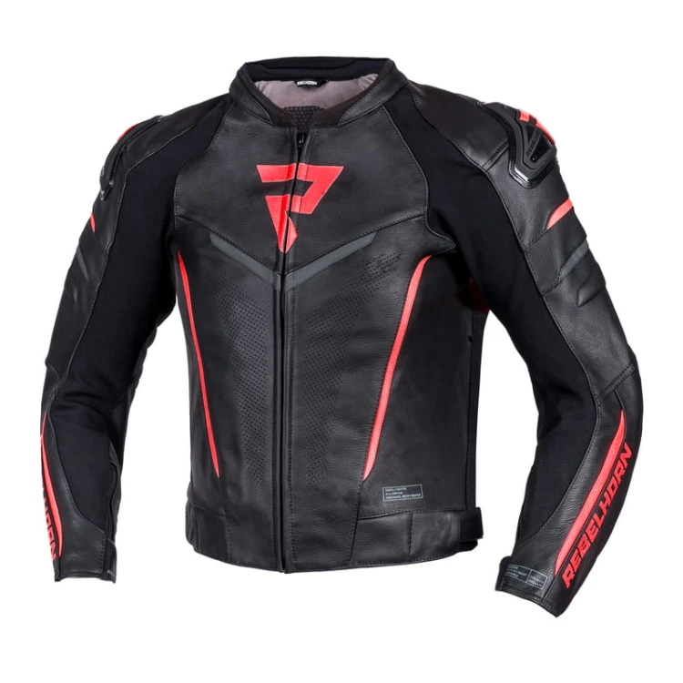 Kurtka Rebelhorn Fighter Black/Flo Red