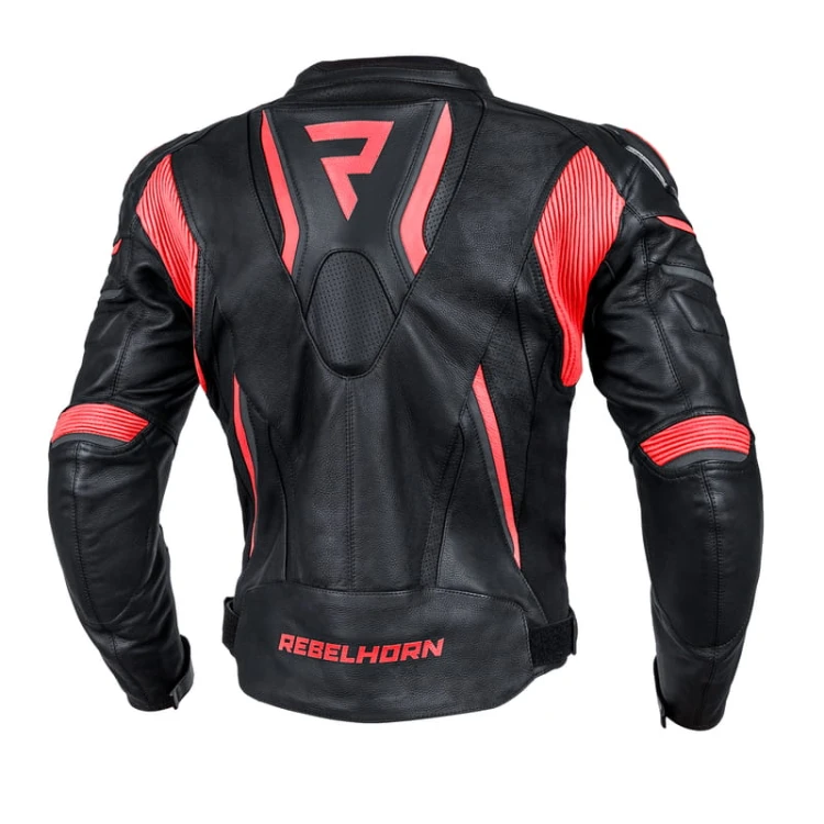 Kurtka Rebelhorn Fighter Black/Flo Red