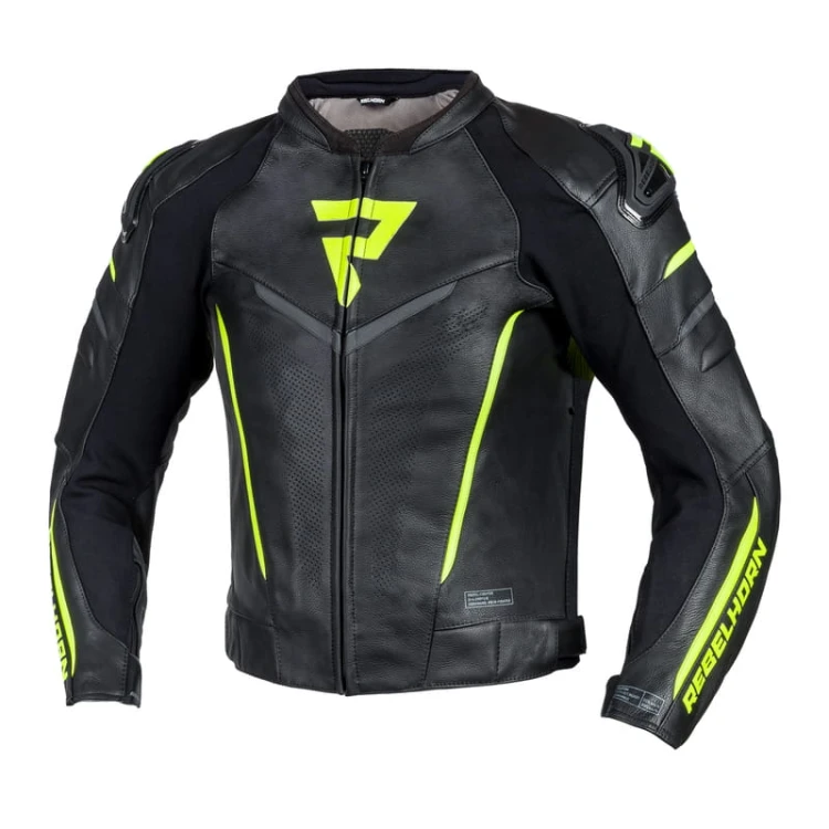 Kurtka Rebelhorn Fighter Black/Flo Yellow