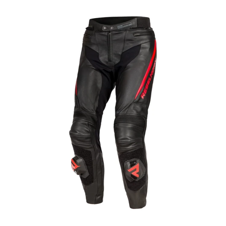 Spodnie Rebelhorn Fighter Black/Flo Red