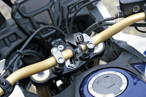 Motocyklowe gniazdo USB Lampa Usb-Fix Trek