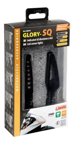 Kierunkowskazy LAMPA 90474 Glory SQ 12V LED sekwencyjne