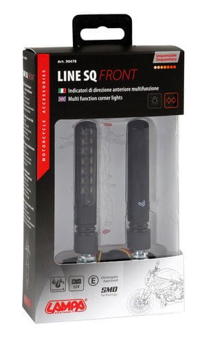 Kierunkowskazy przednie LAMPA 90478 Linia SQ 12V LED sekwencyjne
