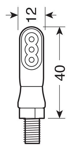 Kierunkowskazy LAMPA 90475 Nano 12V LED