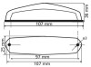 Lampa tylna LAMPA 90161 Hirox 12V LED 3w1
