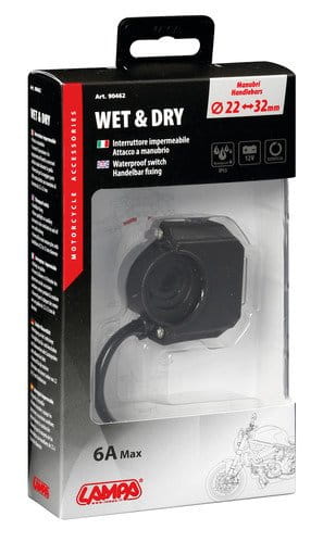 Przełącznik wodoodporny LAMPA 90462 12V 6A