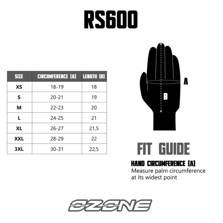 Rękawice Skórzane Ozone Rs600  #4.jpg