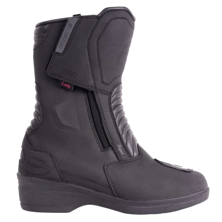 BUTY OZONE RAPID LADY HIGH HEEL MATT BLACK#1.jpg