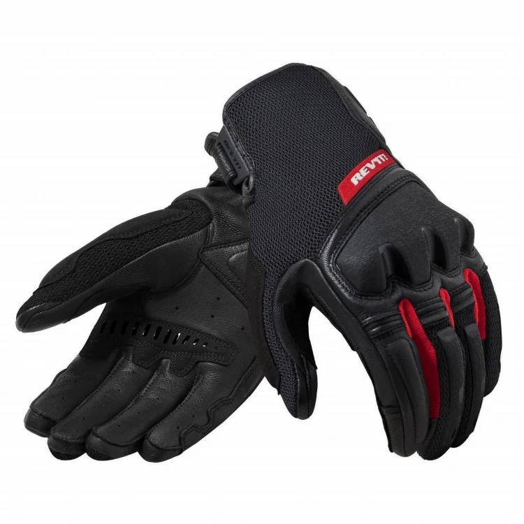 Rękawice Rev'it! Duty Black Red.jpg