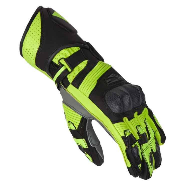 Rękawice skórzane Rebelhorn Fighter Black-Fluo Yellow#1.jpg