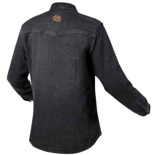 Koszula Motocyklowa Broger Alaska Jeans Lady Washed Black#1.jpg