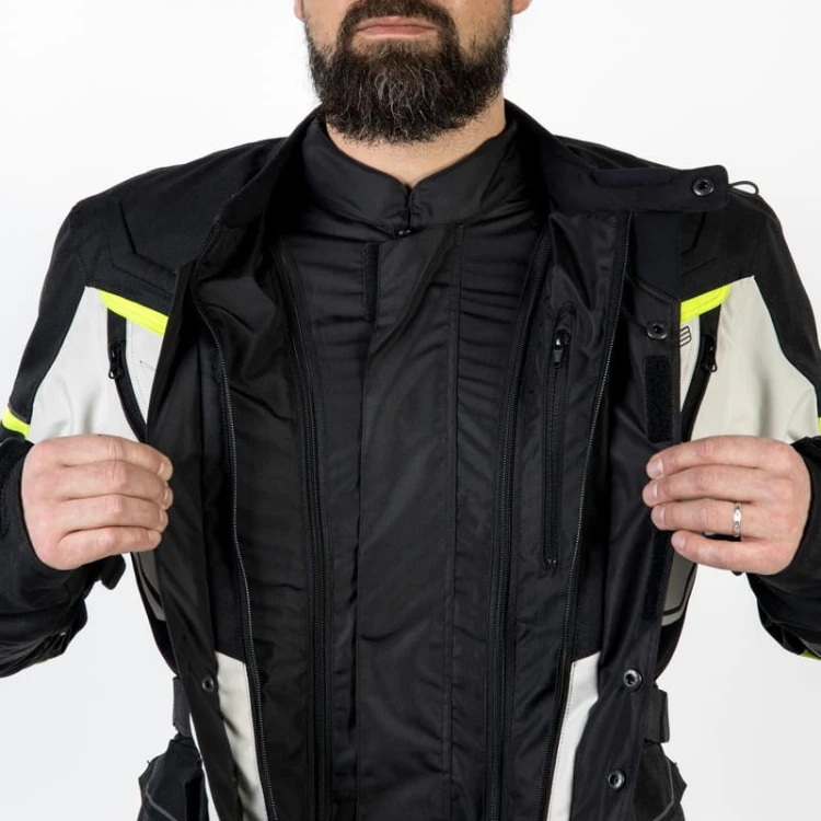 Kurtka Tekstylna Ozone Sahara Black-Grey-Fluo Yellow#6.jpg