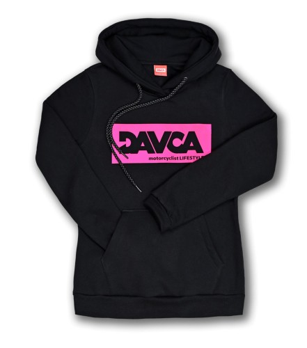 Bluza damska DAVCA Black Logo Pink.jpg