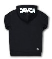 Bluza DAVCA z suwakiem Black Logo Odblask#1.jpg