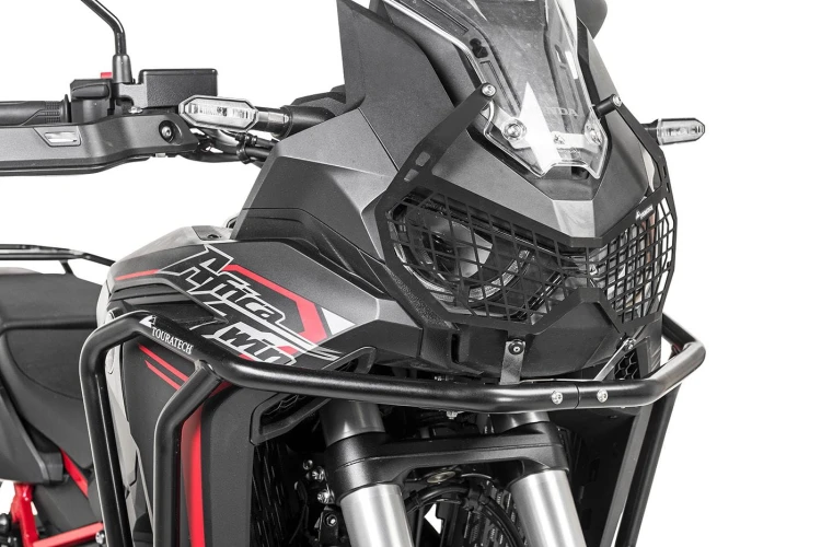 Osłona reflektora TOURATECH Czarna Honda CRF1100L Africa Twin
