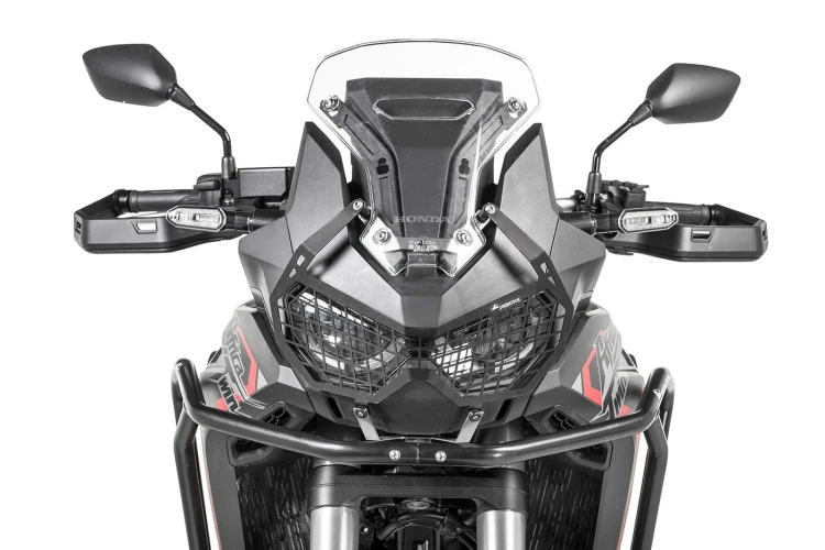 Osłona reflektora TOURATECH Czarna Honda CRF1100L Africa Twin
