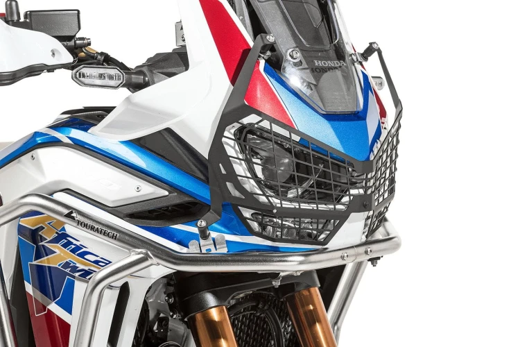 Osłona reflektora TOURATECH Czarna Honda CRF1100L Africa Twin Adventure Sports