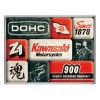Magnesy Nostalgic-Art Kawasaki Motorcycle 9 szt.