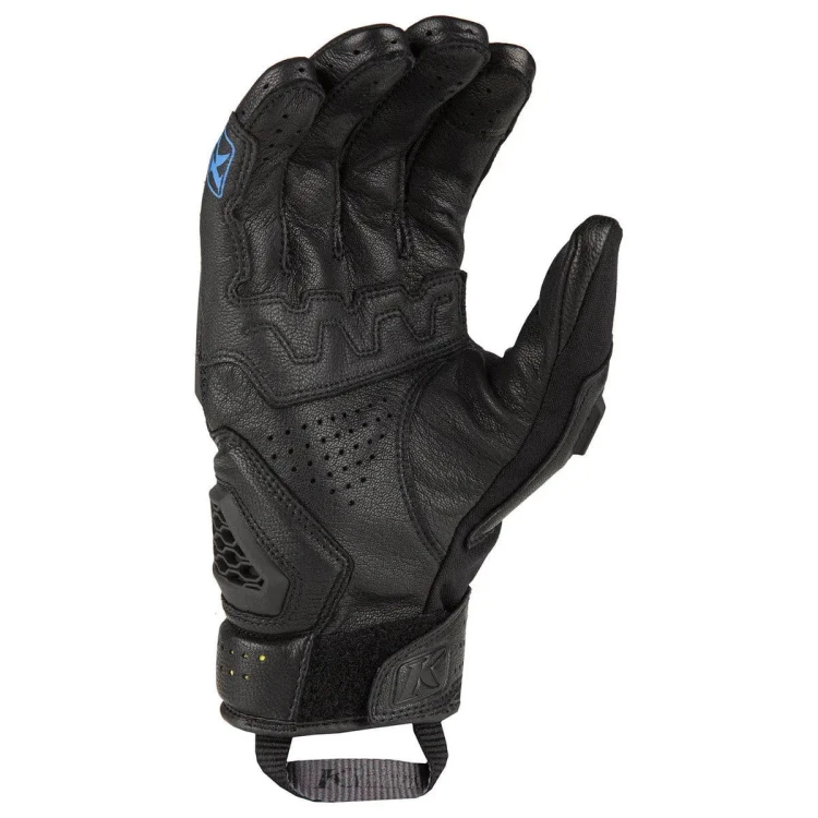 Rękawice KLIM Baja S4 Black Kinetik Blue #1.jpg