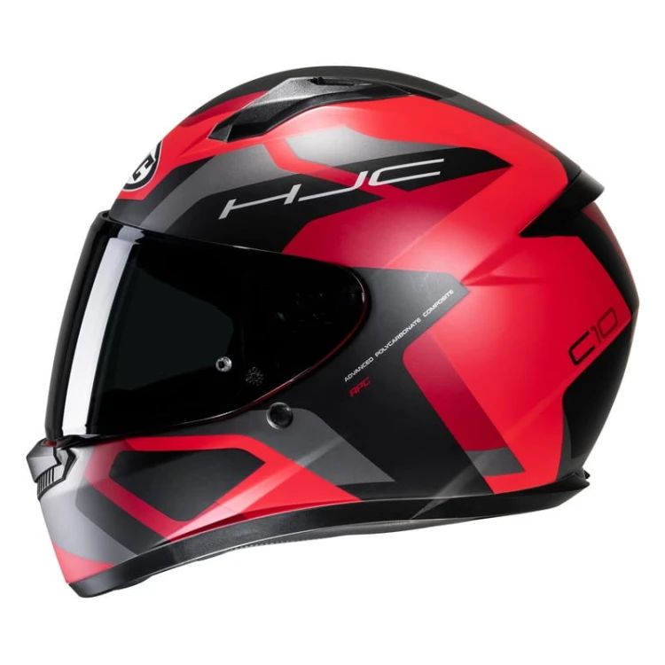 KASK HJC C10 TINS BLACK-RED #4.jpg