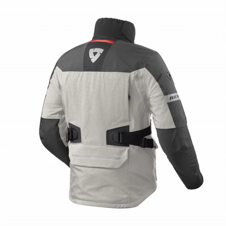 Kurtka motocyklowa tekstylna rev'it poseidon 3 gtx silver laminowana