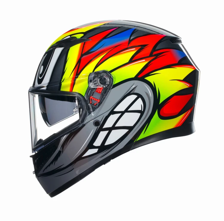 Kask AGV K3 BIRDY 2.0 GREY-YELLOW-RED #1.jpg