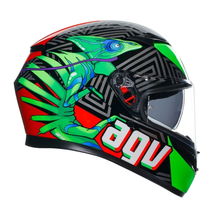 Kask AGV K3 KAMALEON BLACK-RED-GREEN #3.jpg