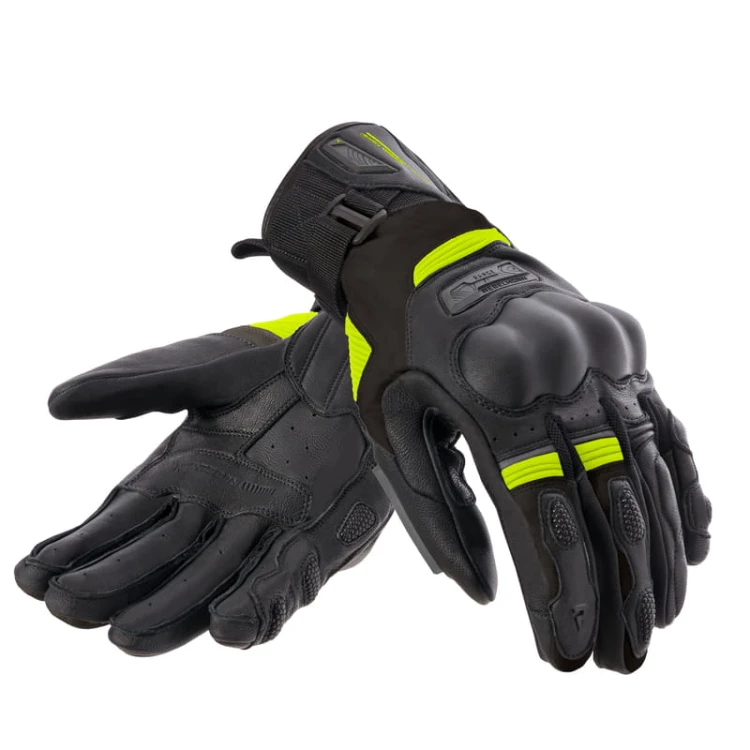 Rękawice motocyklowe Rebelhorn Range Black/Anthracite/Fluo Yellow