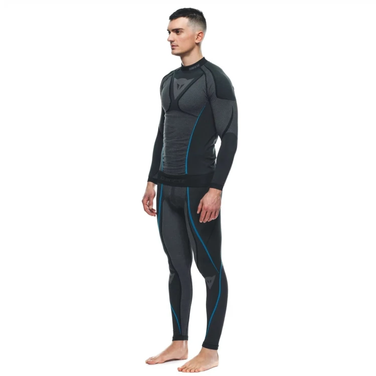 Koszulka Dainese DRY LS BLACK/BLUE