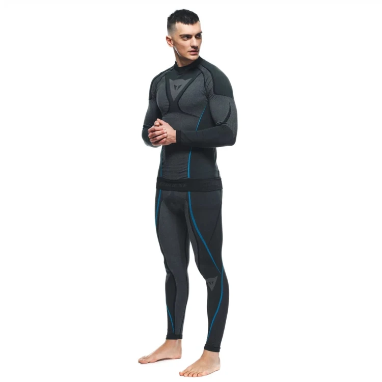 Koszulka Dainese DRY LS BLACK/BLUE