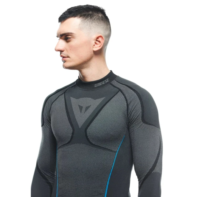 Koszulka Dainese DRY LS BLACK/BLUE