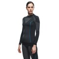 Koszulka motocyklowa Dainese DRY LS LADY BLACK/BLUE