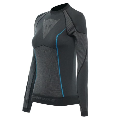Koszulka Dainese DRY LS LADY BLACK/BLUE