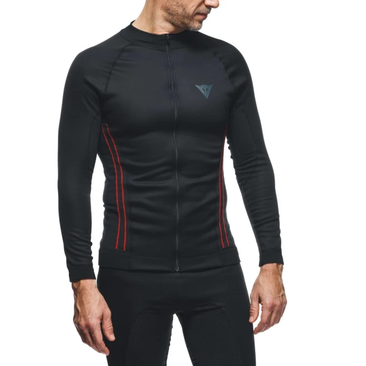 Koszulka Dainese NO WIND THERMO LS Black/Red