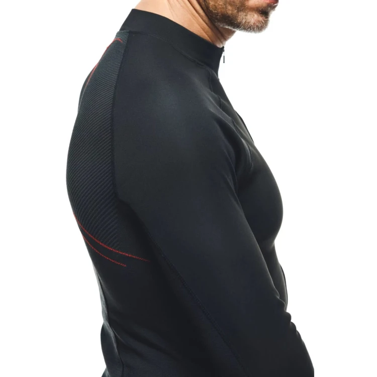 Koszulka Dainese NO WIND THERMO LS Black/Red